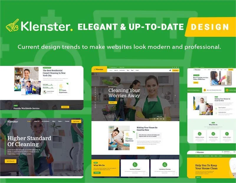  Commercial Cleaning Website Theme