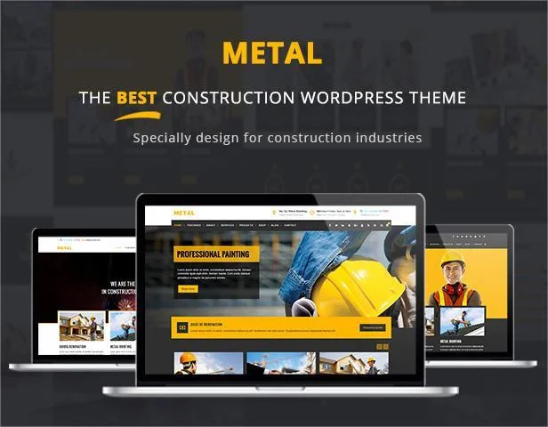 Pre Build home demos for Construction WordPress Theme