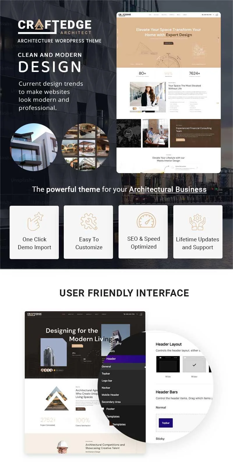 Architecture WordPress Theme Demos