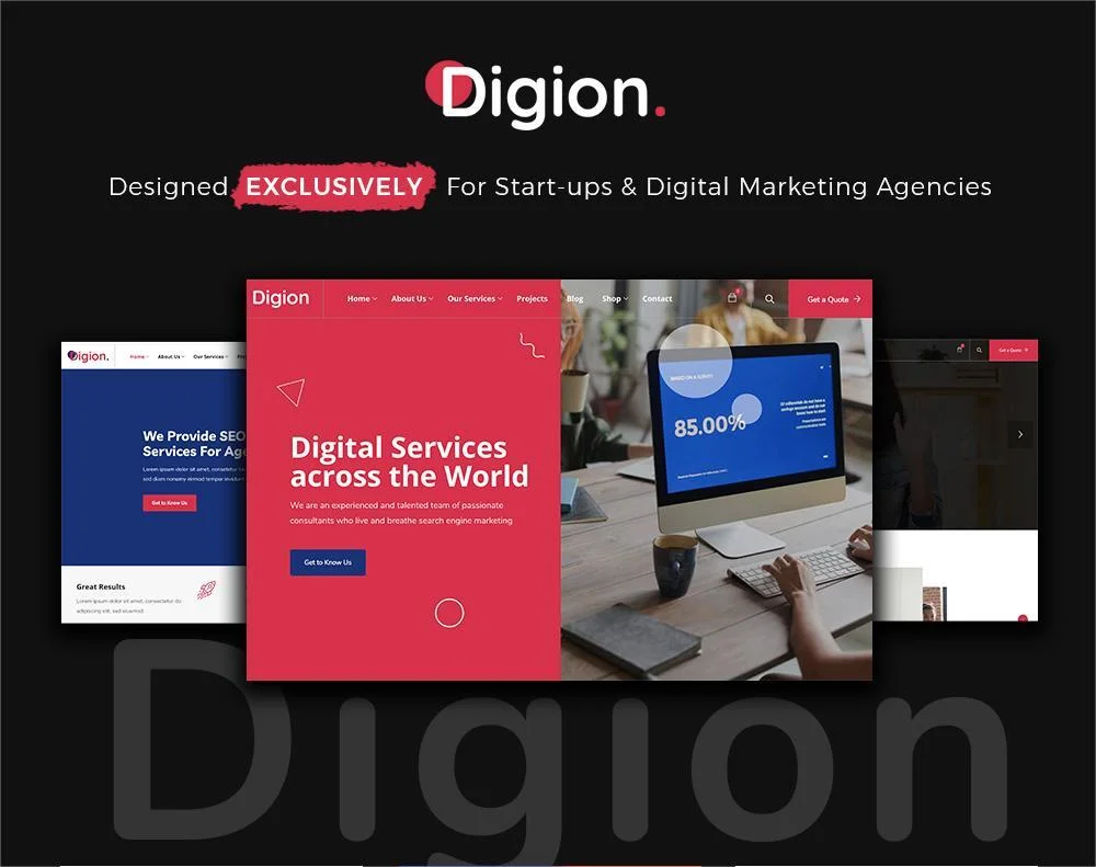 Digital Marketing WordPress Theme Demos