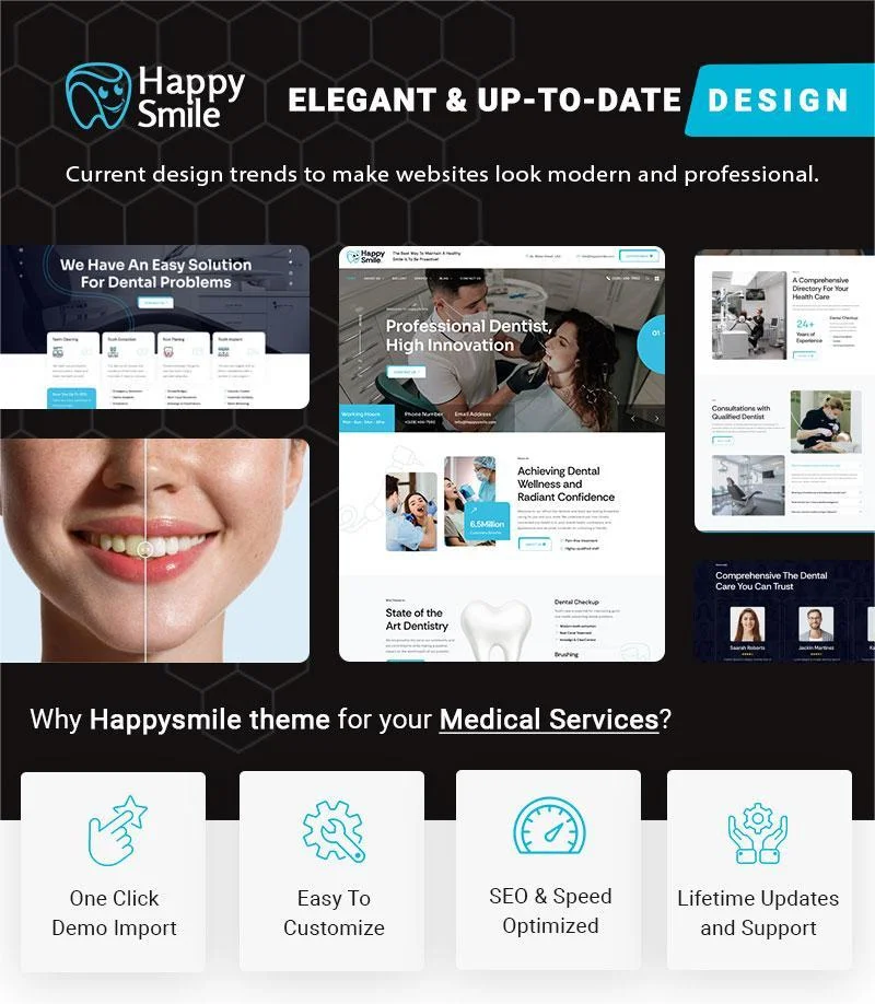 Medical and Dentist WordPress Theme Demo