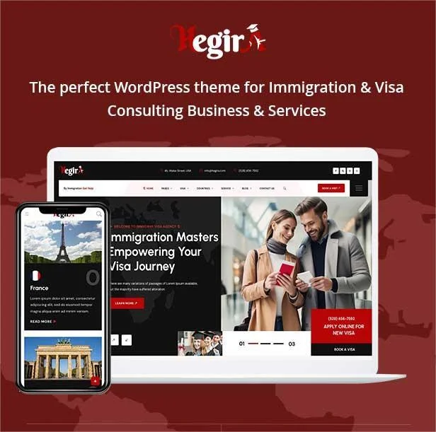 Immigration & Visa Consulting WordPress Theme Demos