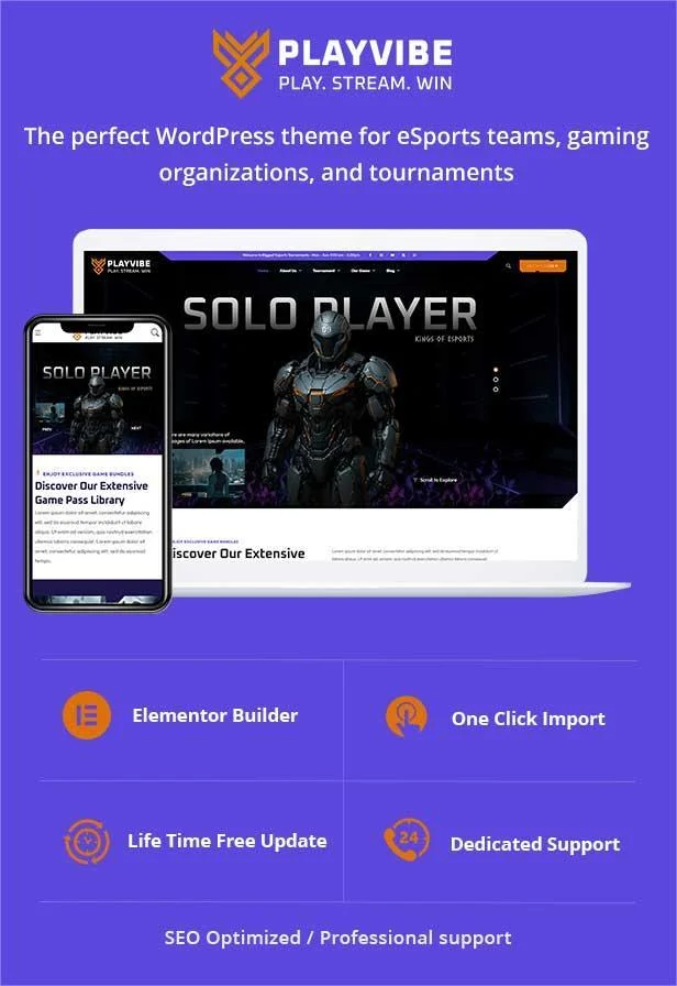 Esports & Gaming WordPress Theme Demos