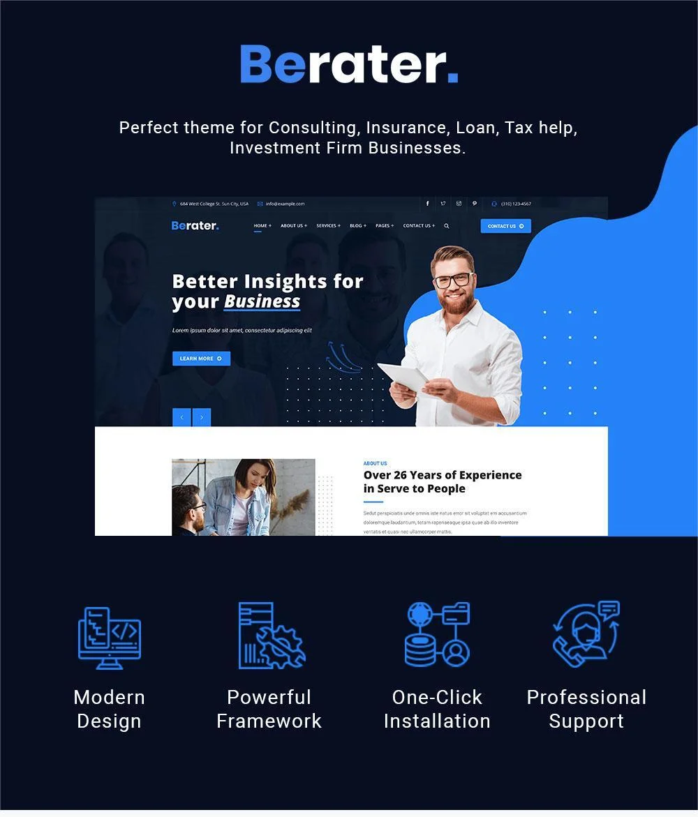 Multiple demo pages for CCTV & Security WordPress Theme