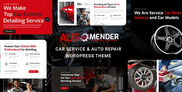Car Repair & Service WordPress Theme – Automender