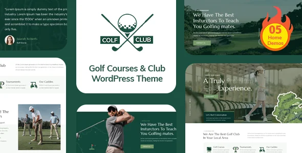 Golf Course and Club WordPress Theme – Colf