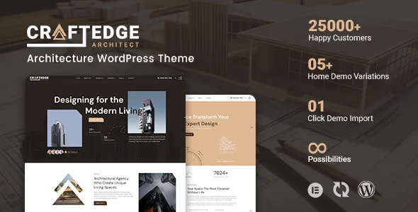 Architecture WordPress Theme – CraftEdge