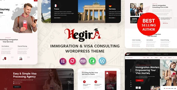 Immigration & Visa Consulting WordPress Theme – Hegira