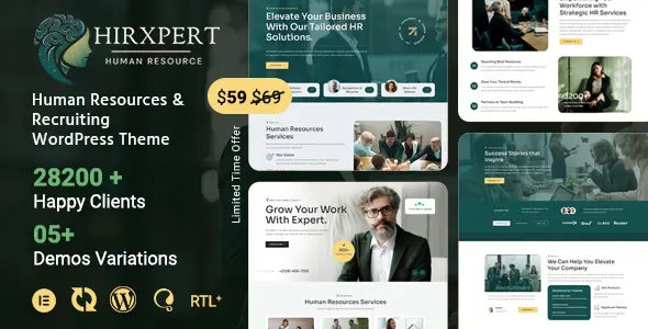 Human Resources & Recruiting WordPress Theme – Hirxpert