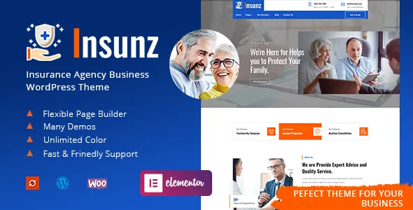Insunz – Insurance Agency WordPress Theme