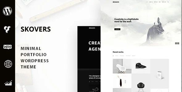 Skovers – Minimal Portfolio WordPress Theme