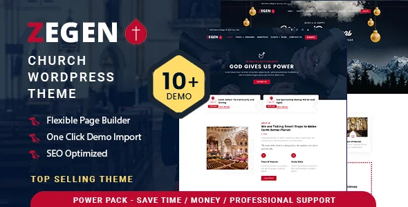 Church, Charity & Religious Organization WordPress Theme-Zegen