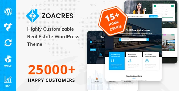 Real Estate WordPress Theme – Zoacres