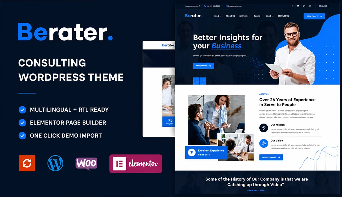 Berater – Consulting WordPress Theme