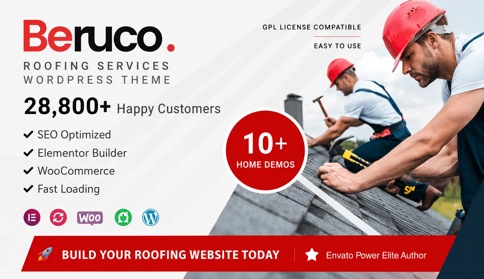 Roofing Services WordPress Theme – Beruco
