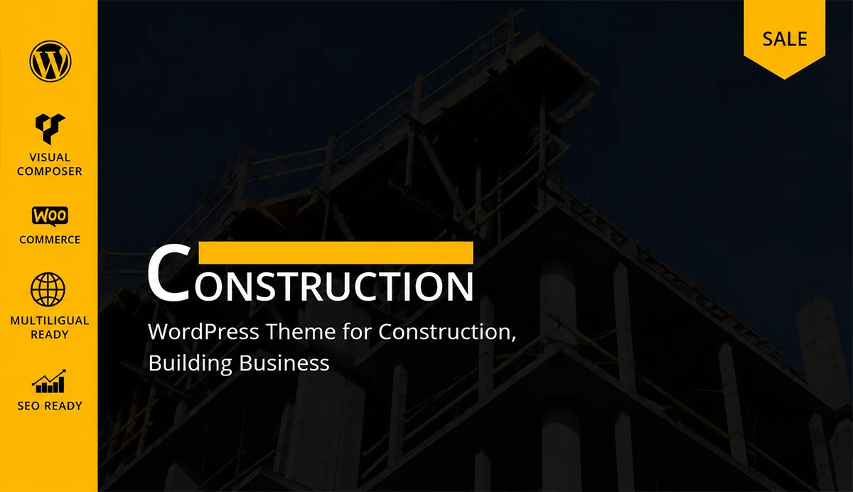 Building & Renovation Company WordPress Theme – Constructionpro
