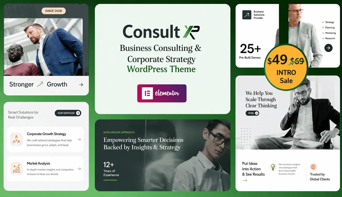Consultxp – Business Consulting & Strategy WordPress Theme