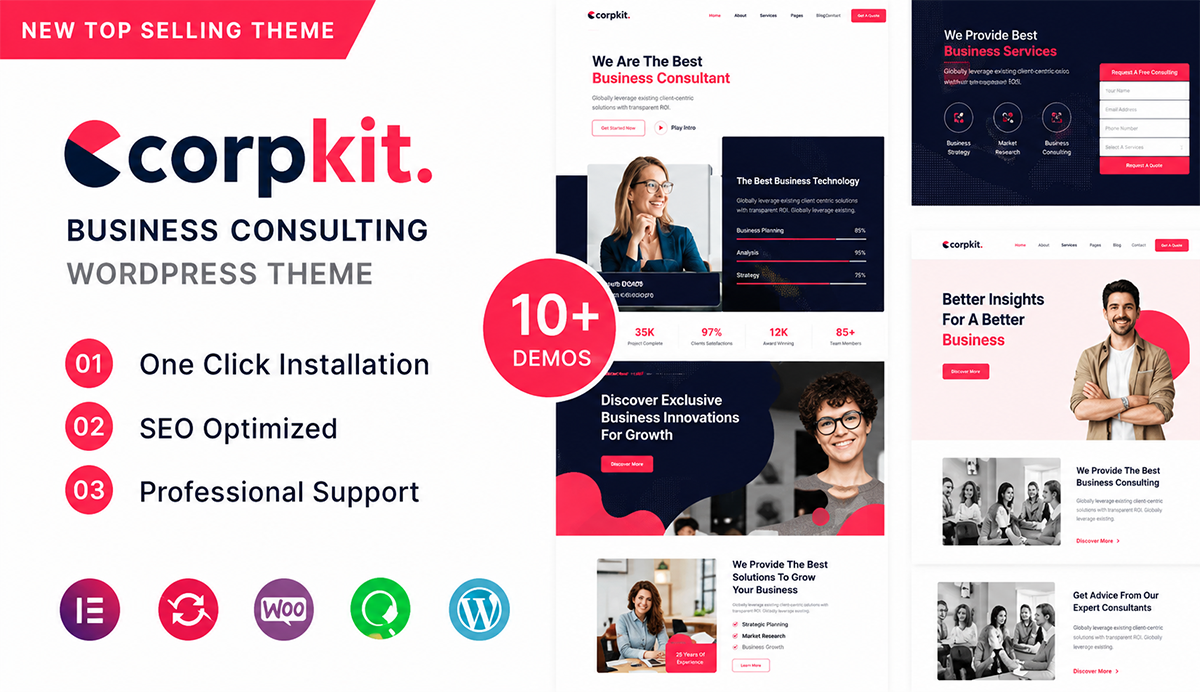 Business Consulting WordPress Theme – Corpkit