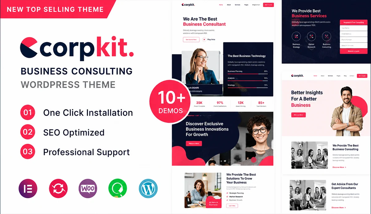 Business Consulting WordPress Theme – Corpkit