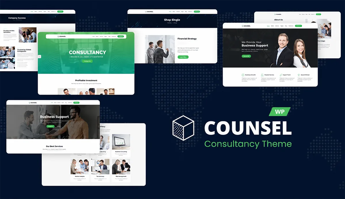 Consultancy WordPress Theme – Counsell