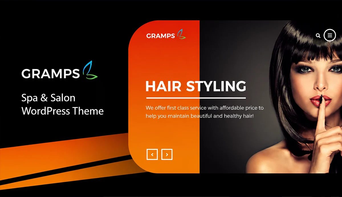 Spa & Salon WordPress Theme – Gramps