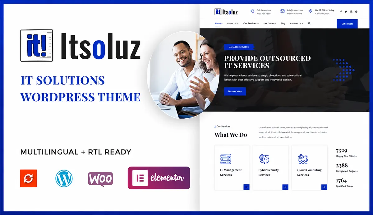 Itsoluz – IT Solutions WordPress Theme