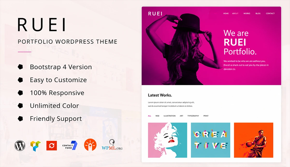 Portfolio WordPress Theme – Ruei