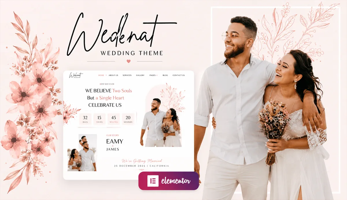 Wedding WordPress Theme –  WedKnot