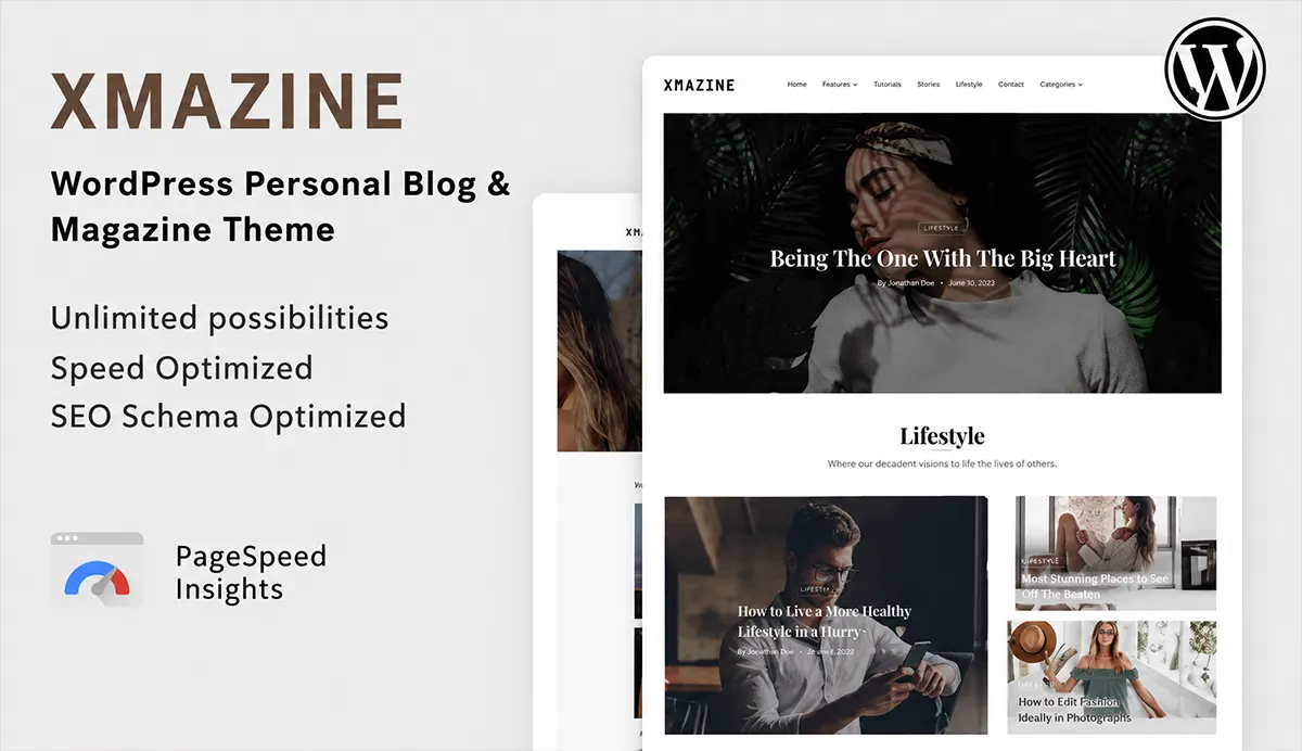 Personal Blog & Magazine WordPress Theme – Xmazine