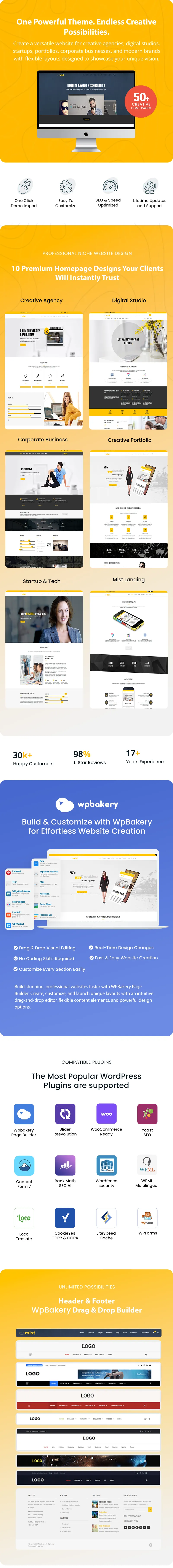 Creative multipurpose WordPress theme