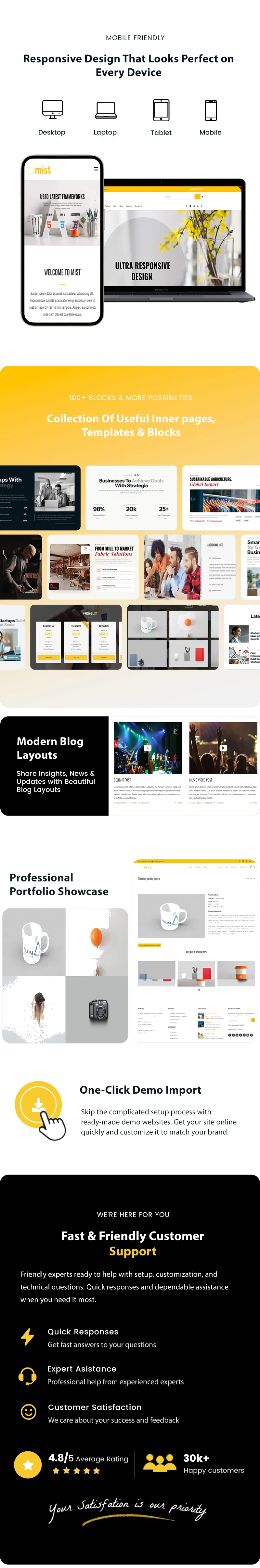 Multi-purpose business WordPress theme